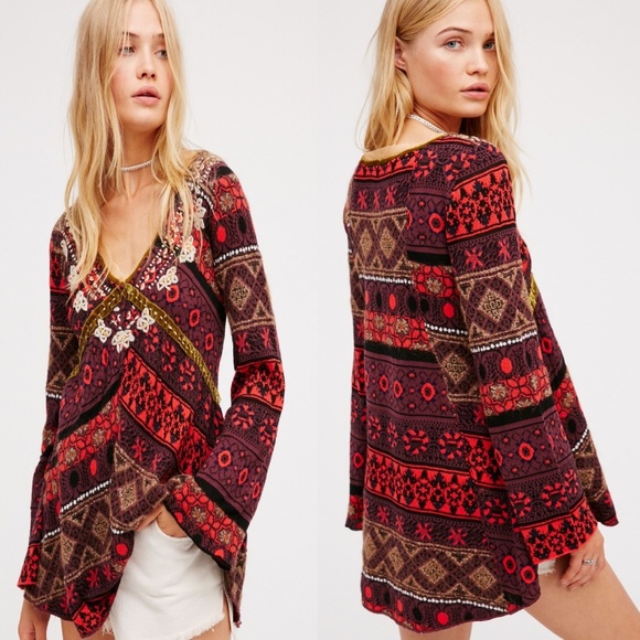 FreePeople Multicolor WorldTraveler Sweater - Picture 2 of 8